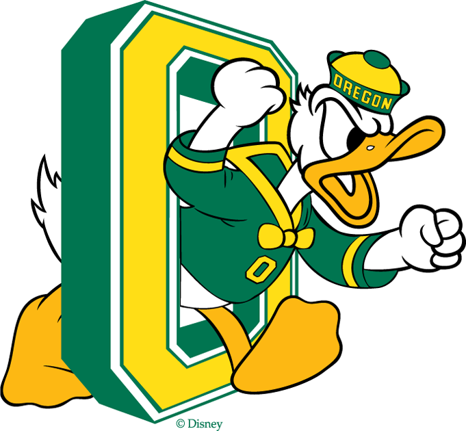 Oregon Ducks 1974-1993 Primary Logo diy fabric transfer